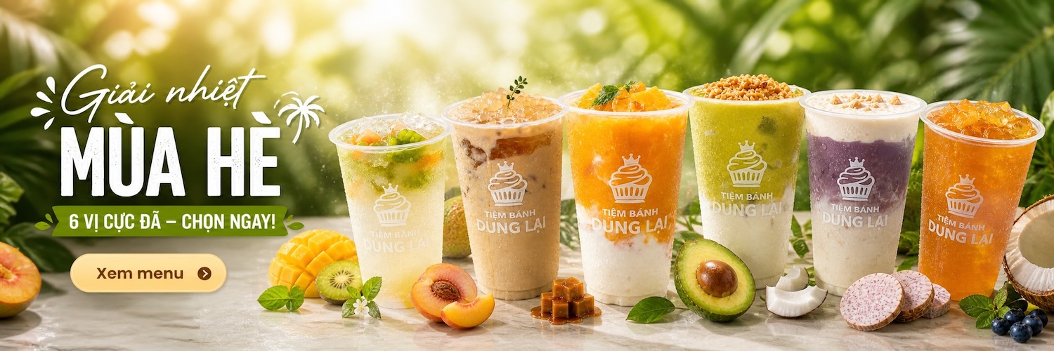 Tiệm Bánh Dung Lại - Đồ uống mát dùng cùng bánh kem